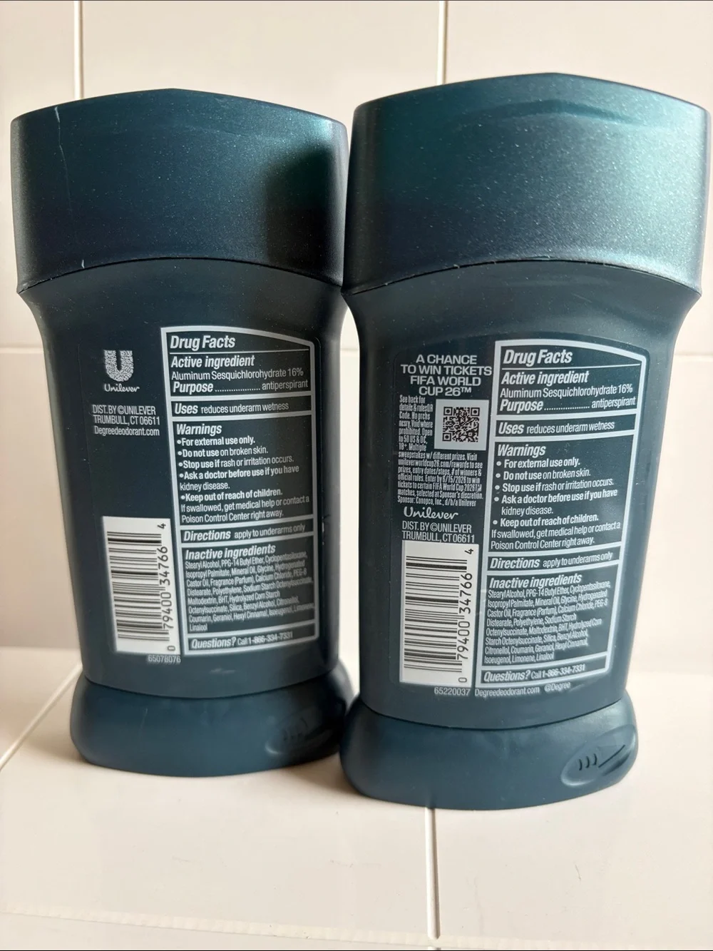 Degree Cool Rush Men’s Antiperspirant Deodorant Stick – Dark Teal